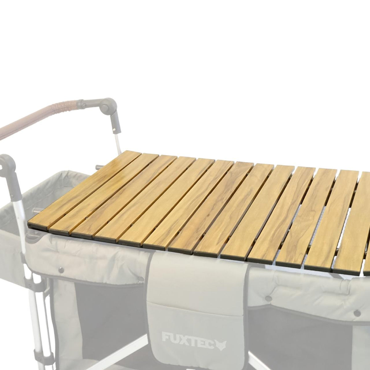 Bild 1 B-WARE Mobiler Alutisch Holzoptik Bollerwagen CTXL-900
