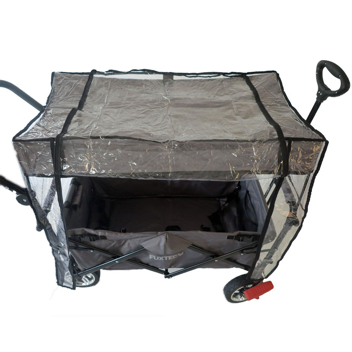 Bild 1 B-WARE Regenschutz transparent für Bollerwagen CT700