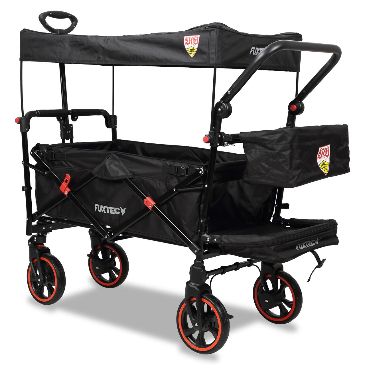 B-WARE FUXTEC Premium Bollerwagen FX-CT850 "VfB Stuttgart"-Edition