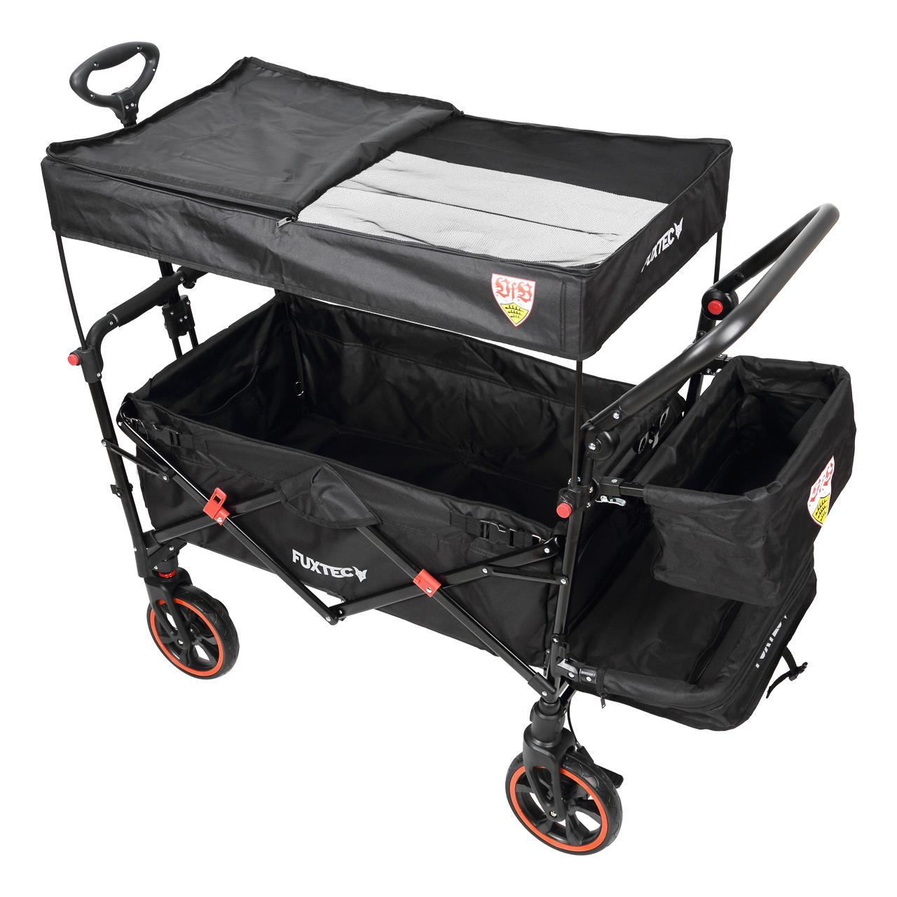 B-WARE FUXTEC Premium Bollerwagen FX-CT850 "VfB Stuttgart"-Edition