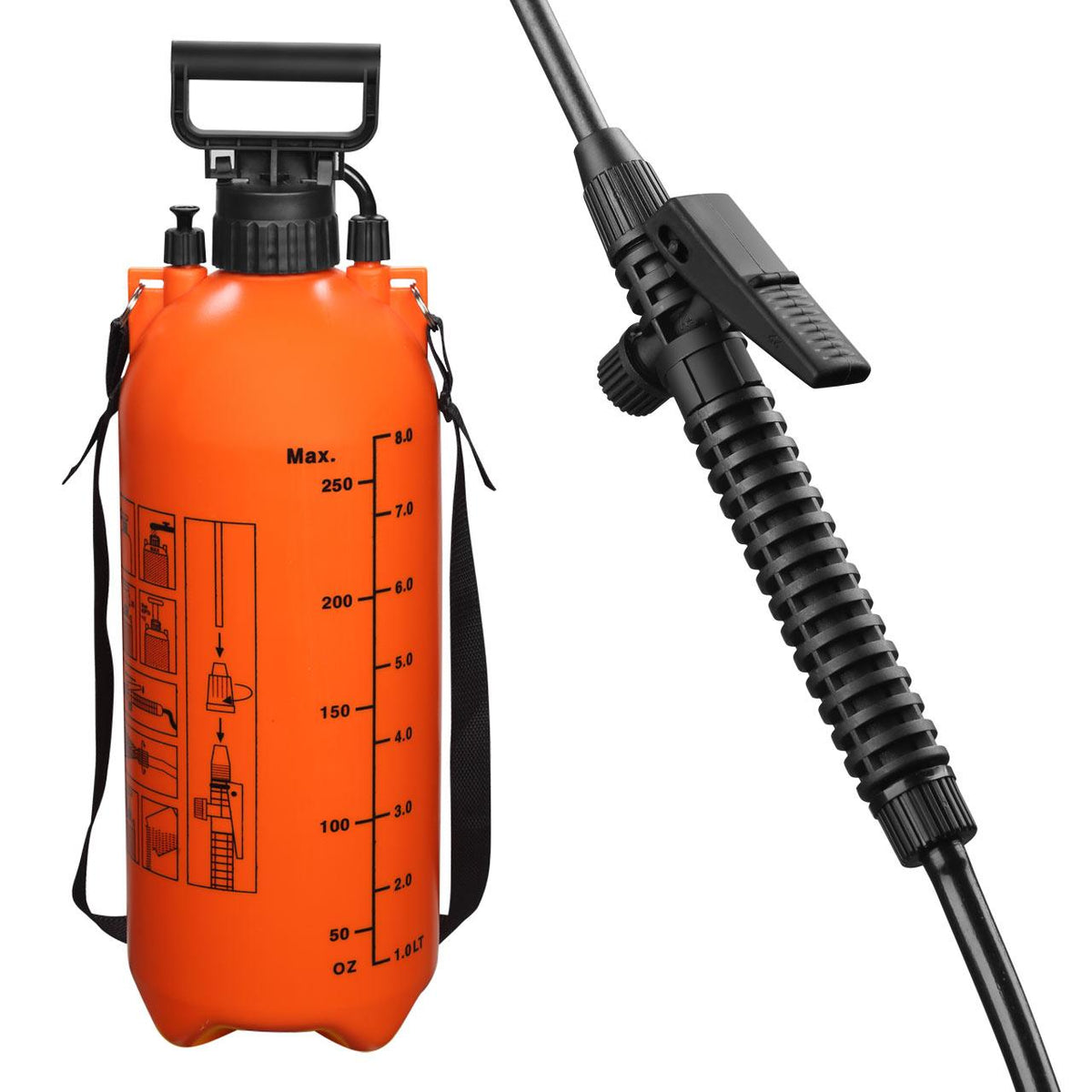 Bild 1 B-WARE FUXTEC Drucksprüher 8 Liter FX-DS8L