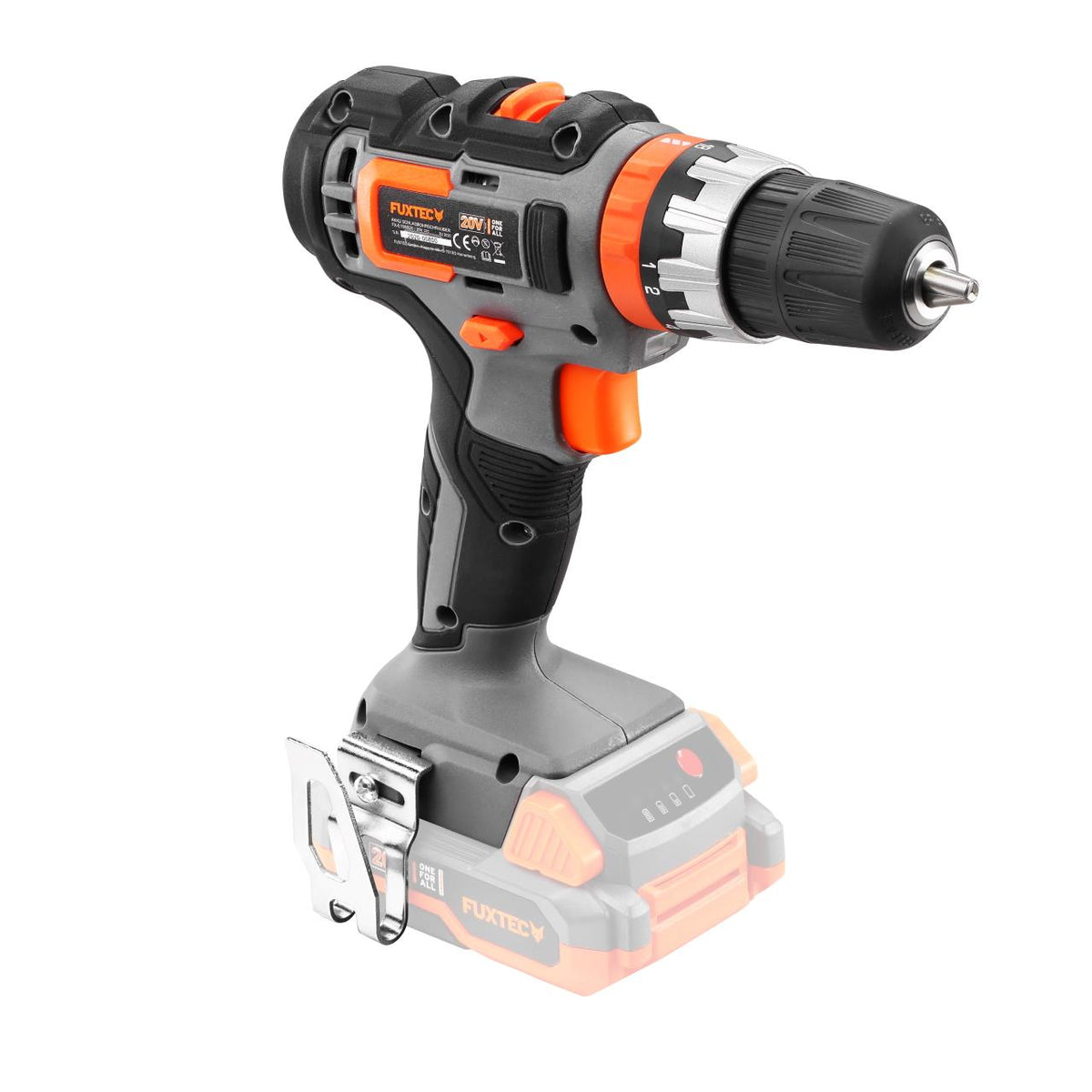 Bild 1 B-WARE FUXTEC 20V Akku Schlagbohrschrauber FX-E1SBS20 SET mit 2 x Akku 2Ah, 1 x Ladegerät 1A