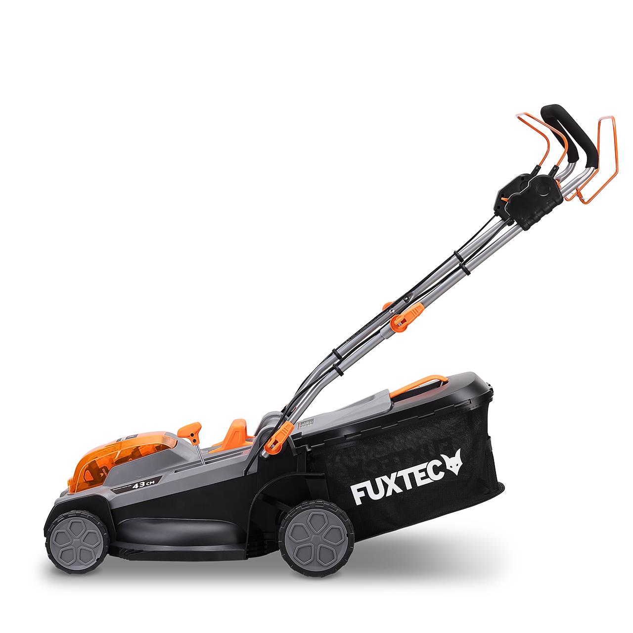 Bild 1 B-WARE Akku Rasenmäher FX-E2RM43PRO Set mit flexiblem Antrieb