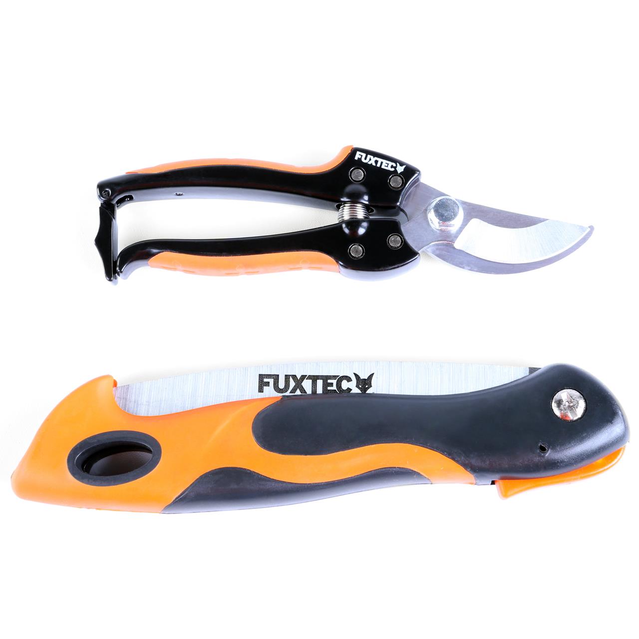B-WARE FUXTEC Gartenschere 2er Set - Rebschere & Klappsäge