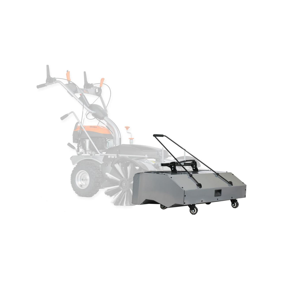 Bild 1 B-WARE FUXTEC Kehrgutsammelbehälter FX-KM1196-KGSB für Kehrmaschine FX-KM1196