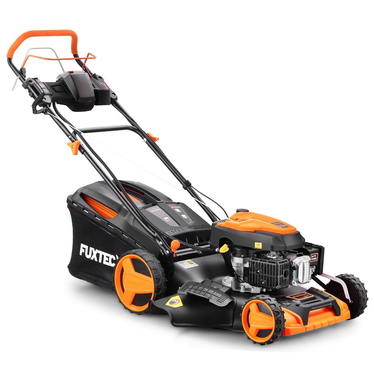 Bild 1 B-WARE Benzin Rasenmäher E-Start FX-RM5196eS mit zipgo®