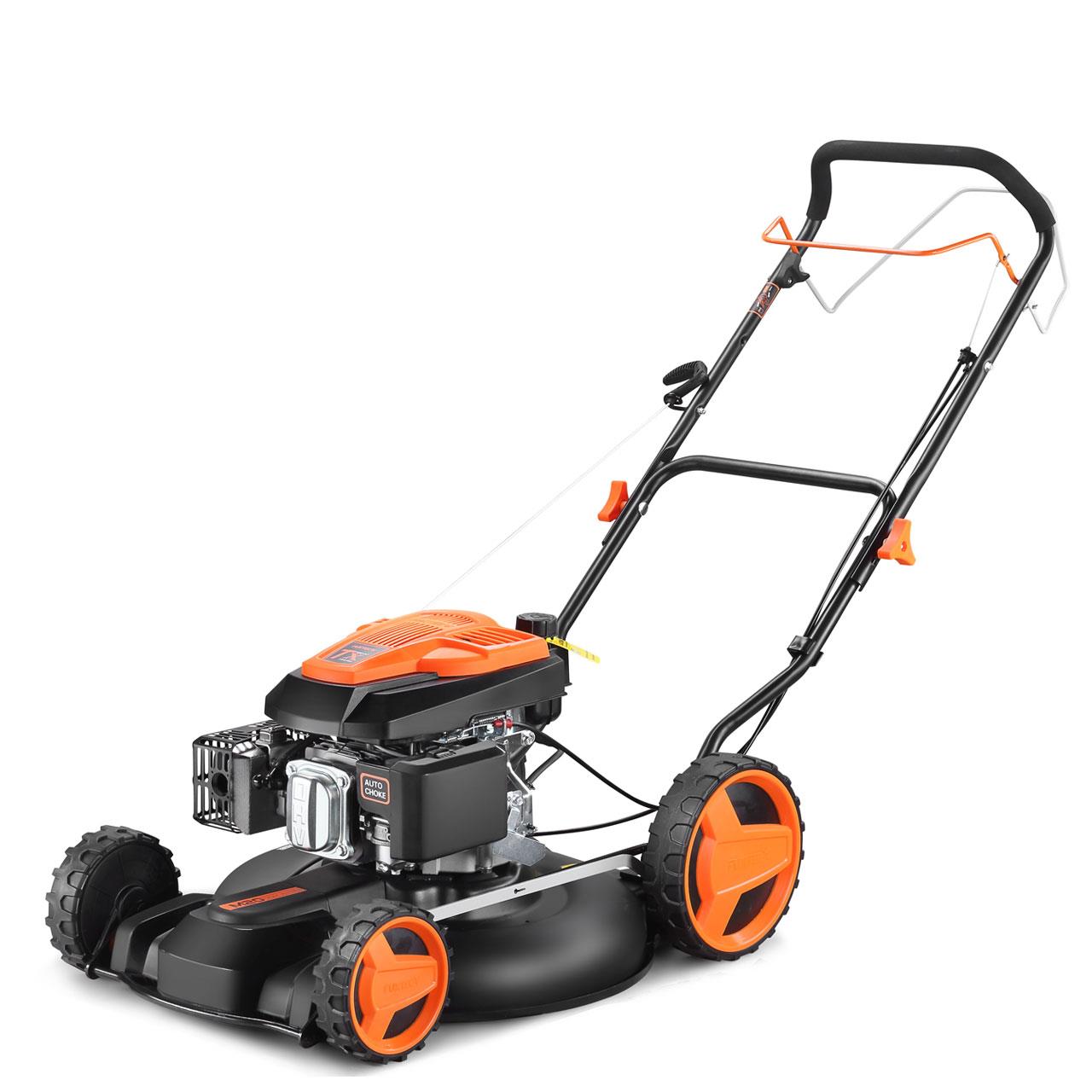 Bild 1 B-WARE Benzin Rasenmäher FX-RM51SA96 Mulchmäher mit Antrieb