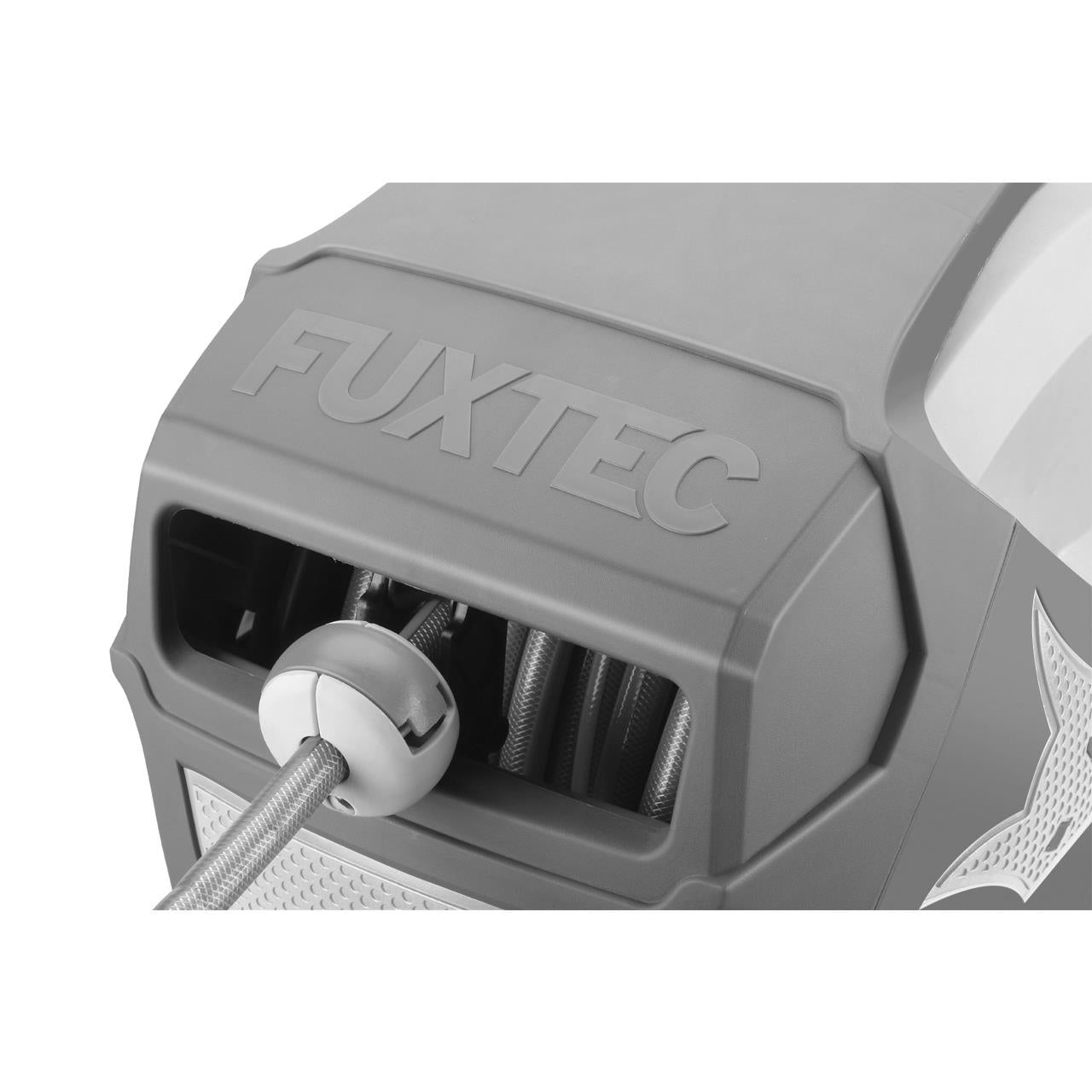 Bild 1 B-WARE FUXTEC Wasserschlauchaufroller 20m rund FX-WSA20G Grau