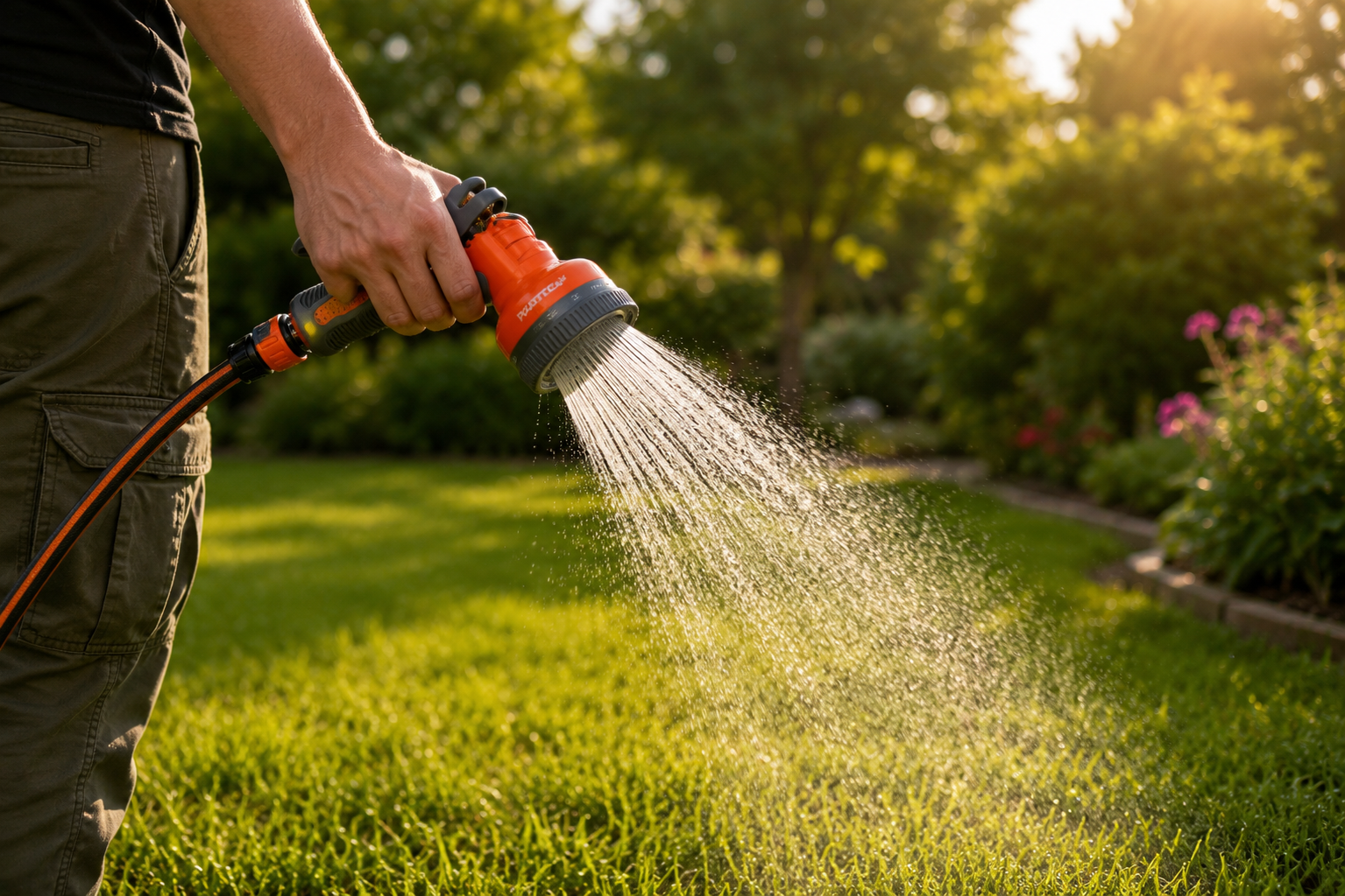 Rasen bewässern: Wann & wie oft wird Rasen im Frühling gewässert?