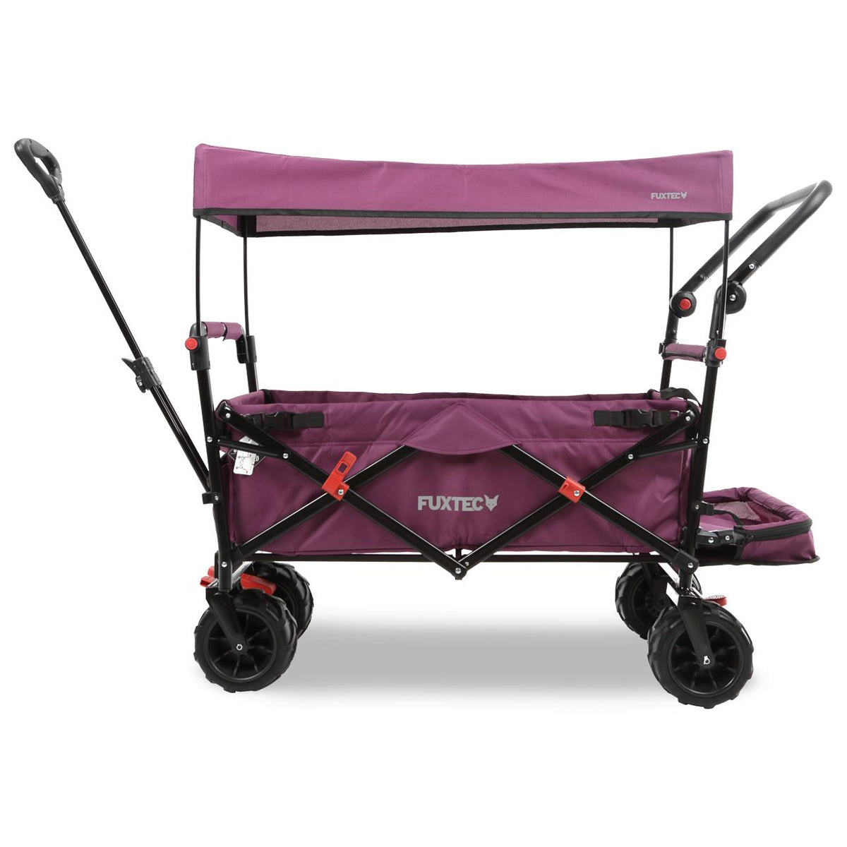 Bild 1 B-Ware FUXTEC Strand-Bollerwagen FX-CTB800 mit UV-geschütztem Sonnendach,Schiebegriff & Innenraumverlängerung