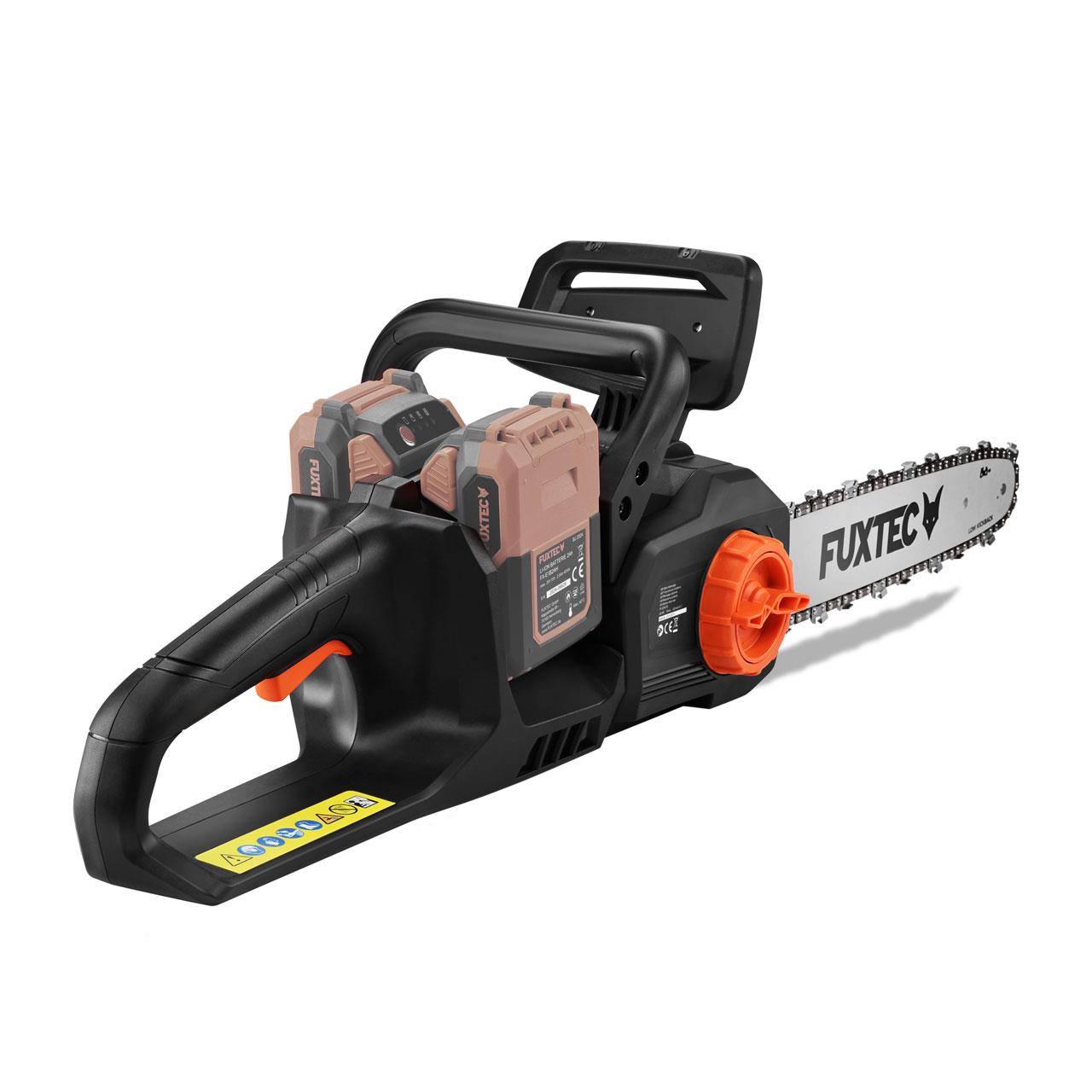 Bild 1 B-WARE FUXTEC 2x20V Akku Kettensäge FX-E2KS ohne Akku und Ladegerät