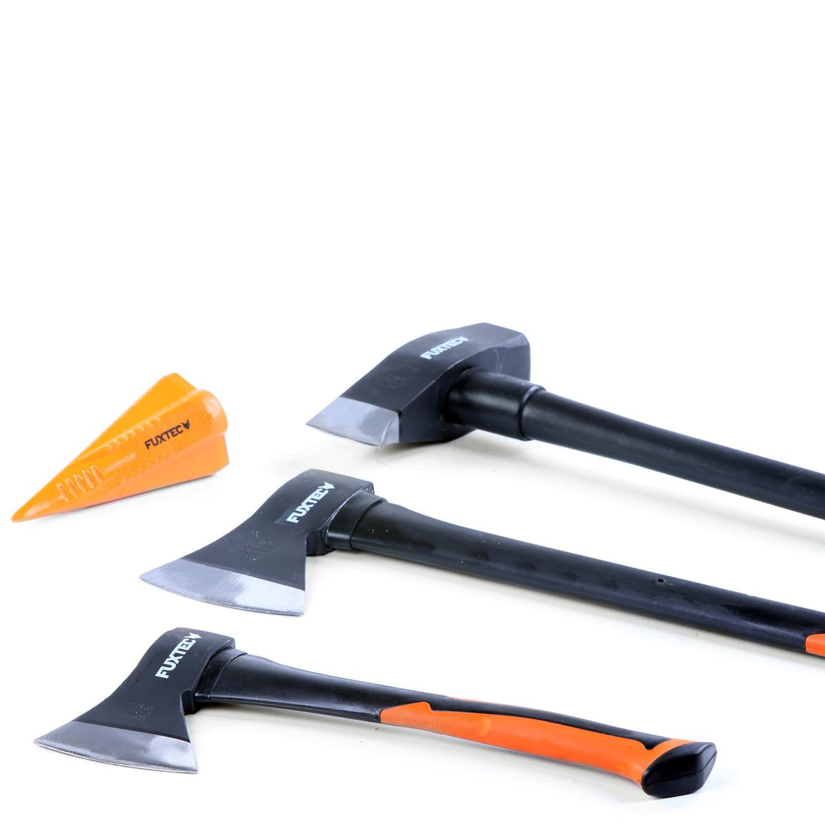 Bild 1 B-WARE FUXTEC 4er Axt Set inklusive Spaltgranate