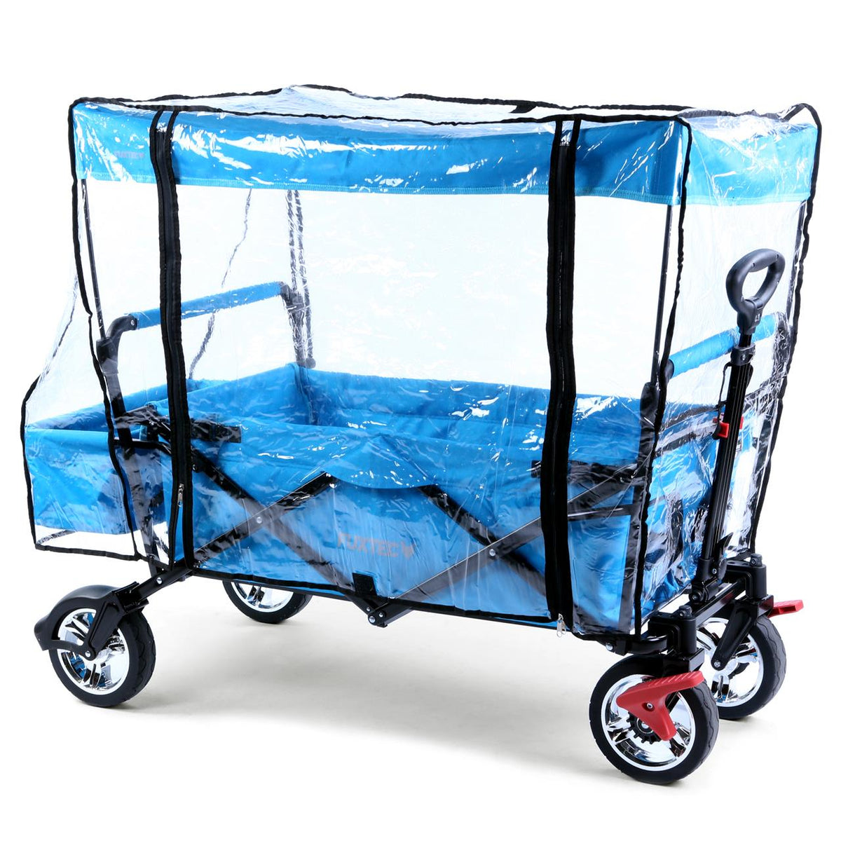 Bild 1 B-WARE Regenschutz transparent für Bollerwagen CT500