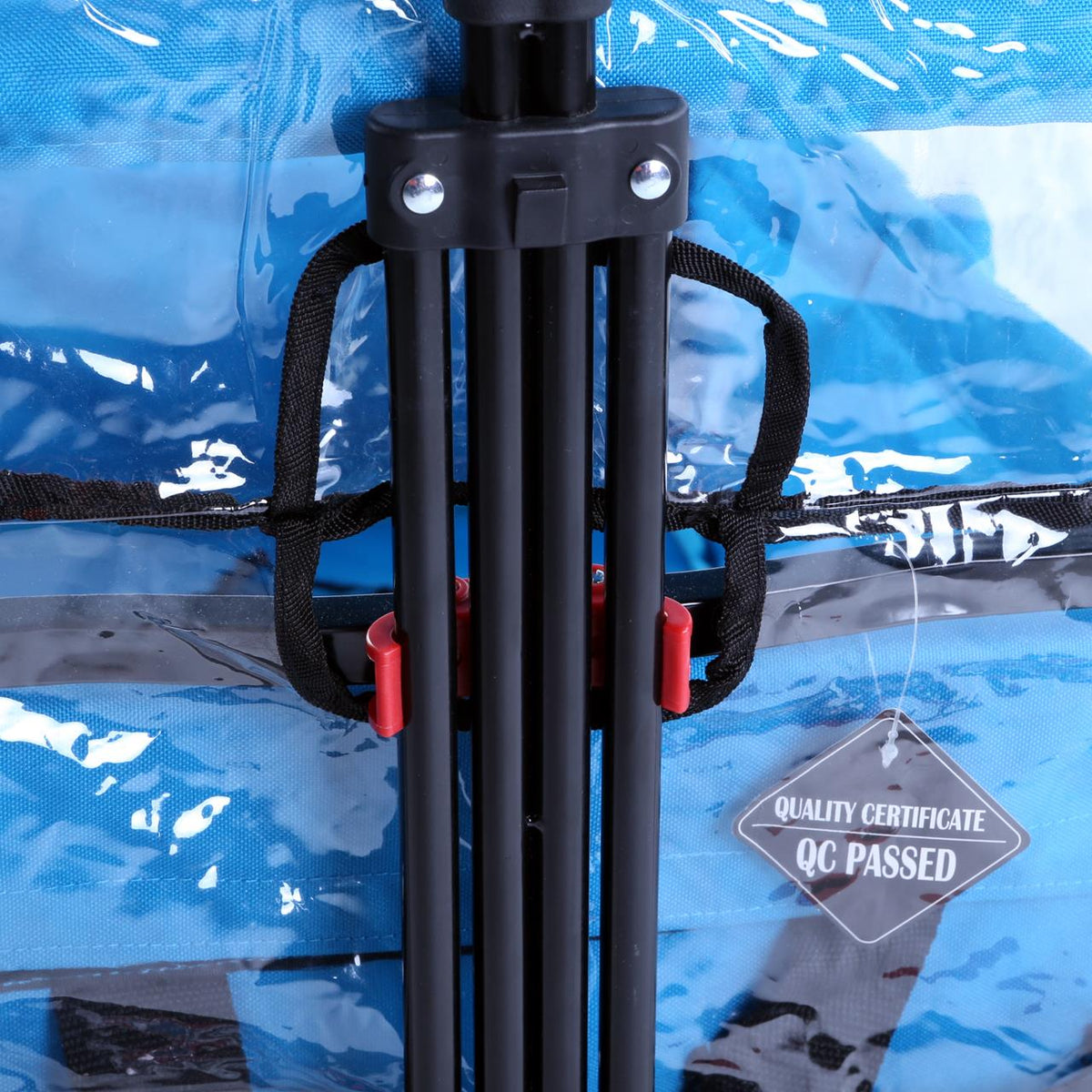Bild 1 B-WARE Regenschutz transparent für Bollerwagen CT500