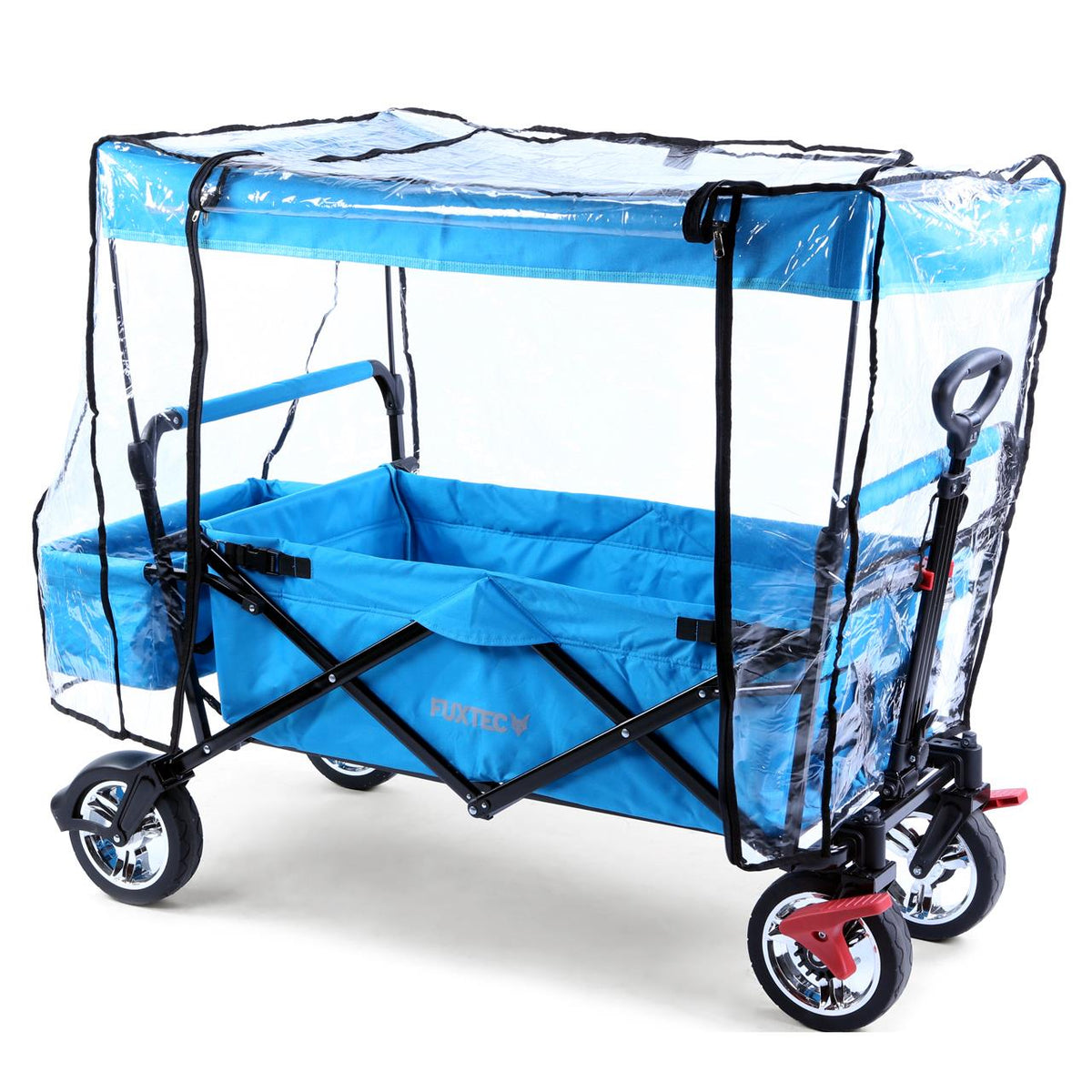 Bild 1 B-WARE Regenschutz transparent für Bollerwagen CT500
