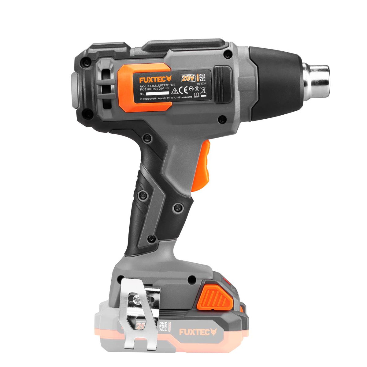 Bild 1 B-WARE FUXTEC 20V Akku Heißluftpistole FX-E1HLP20 ohne Akkupack, ohne Ladegerät