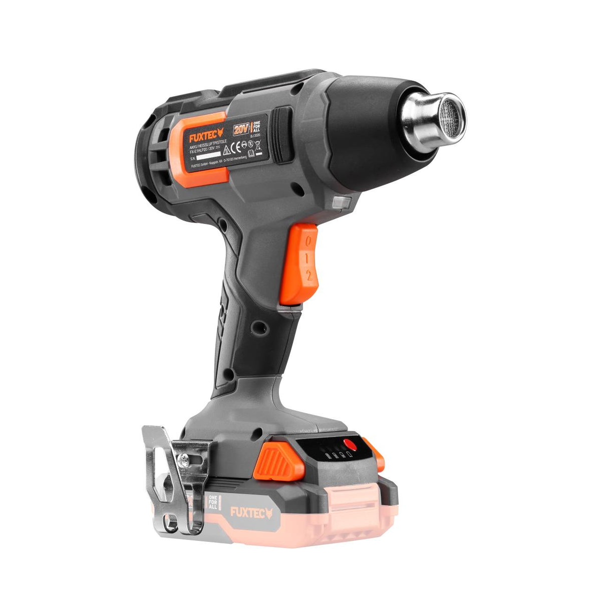 Bild 1 B-WARE FUXTEC 20V Akku Heißluftpistole FX-E1HLP20 ohne Akkupack, ohne Ladegerät