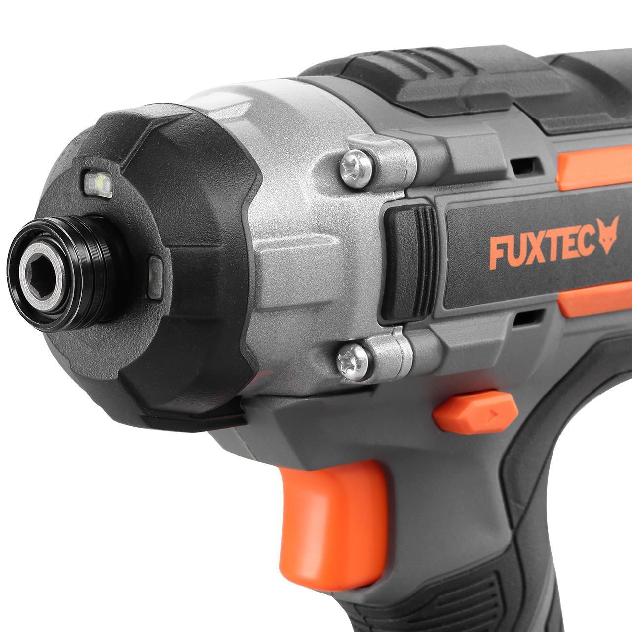 B-WARE FUXTEC 20V Akku Schlagbohrschrauber FX-E1IS20 SET mit 1 x Akku 2Ah, 1 x Ladegerät 1A