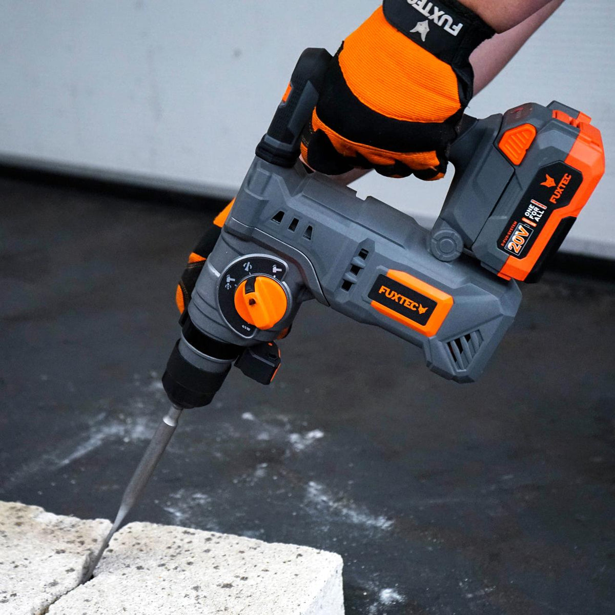 Bild 1 B-WARE FUXTEC 20V Akku Bohrhammer FX-E1RH20 ohne Akkupack, ohne Ladegerät