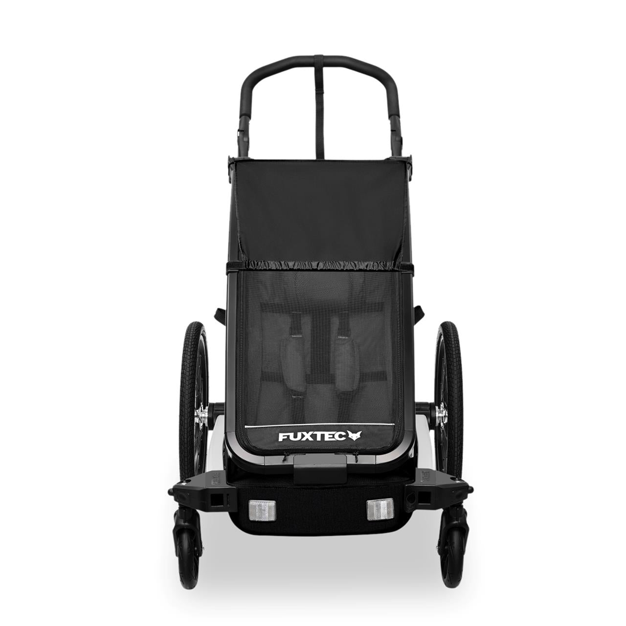 Bild 1 B-WARE FUXTEC Fahrradanhänger FX-FA1S/Einsitzer Grau