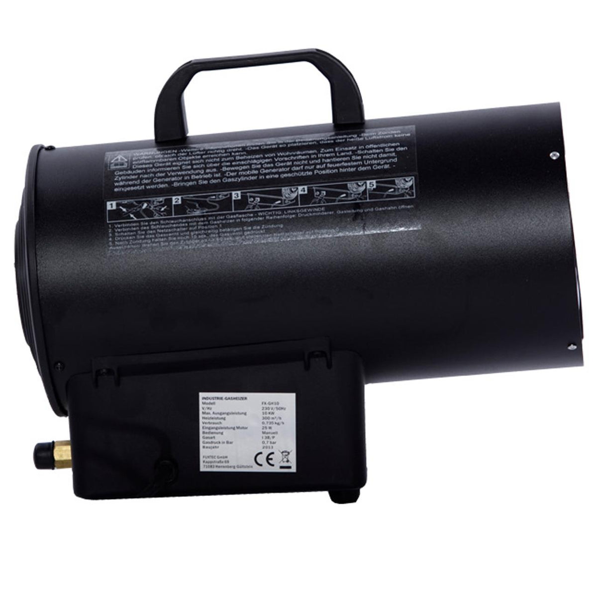 Bild 1 B-WARE FUXTEC Gasheizer GH10 - 10kW Heizleistung