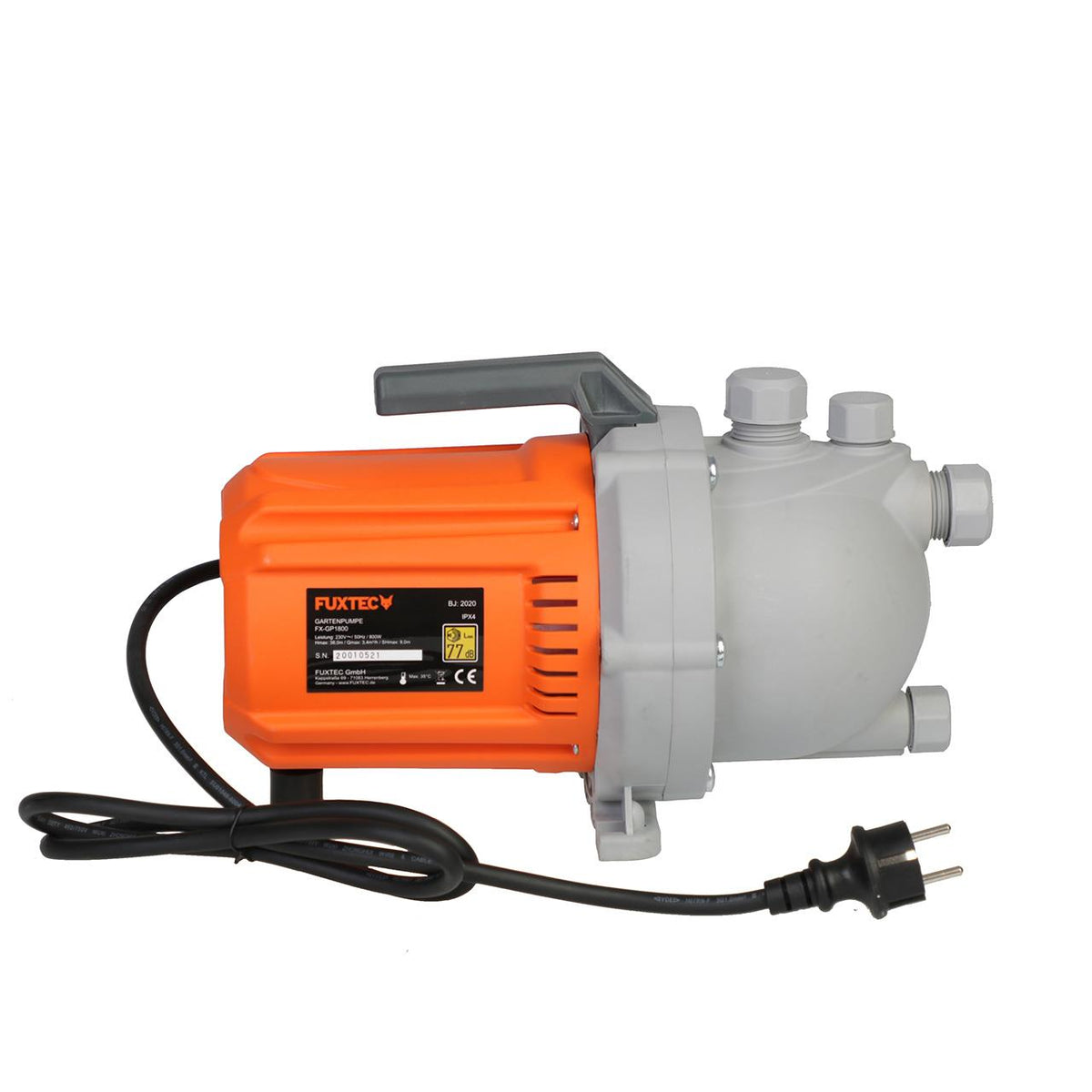 Bild 1 B-WARE FUXTEC Gartenpumpe FX-GP1800