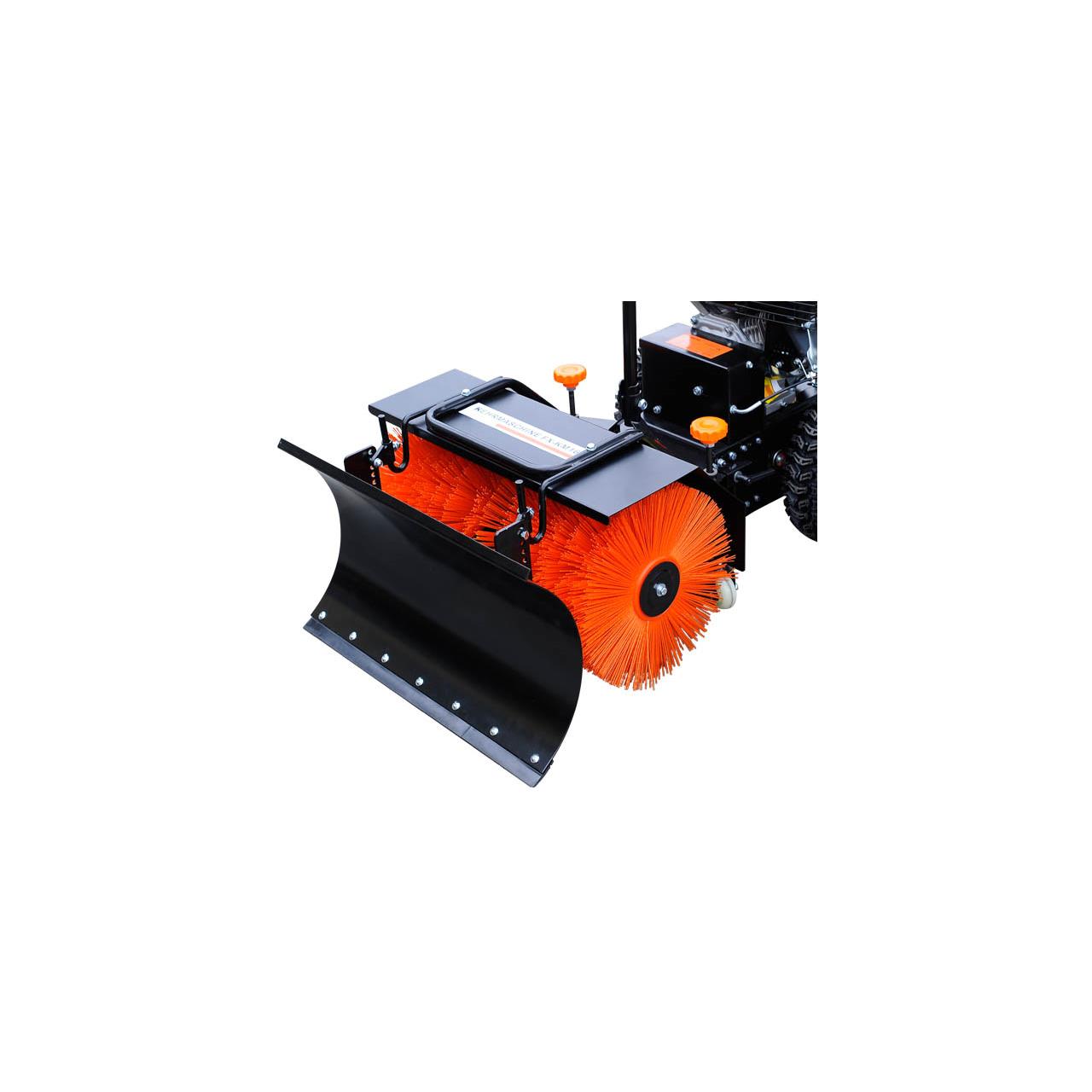 B-WARE FUXTEC Schneeschieberaufsatz FX-KMS163 für Kehrmaschine