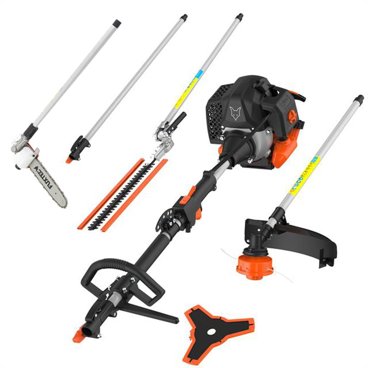 Bild 1 B-WARE FUXTEC FX-MT252ER Multitool 5in1 Benzin Motorsense mit verstellbarem Hochentaster
