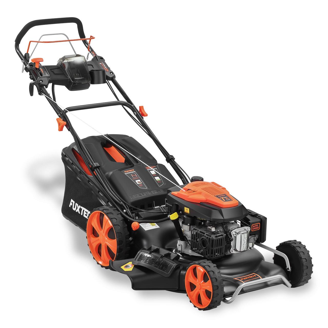 Bild 1 Der FUXTEC Benzin Rasenmäher FX-RM5396eSPRO