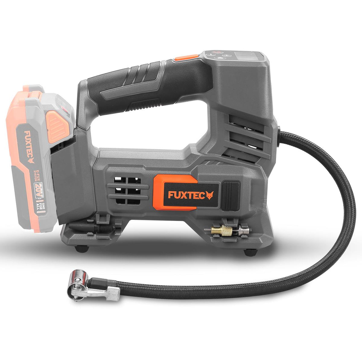 Bild 1 B-WARE FUXTEC 20V Akku Kompressor FX-E1CI20 ohne Akkupack, ohne Ladegerät